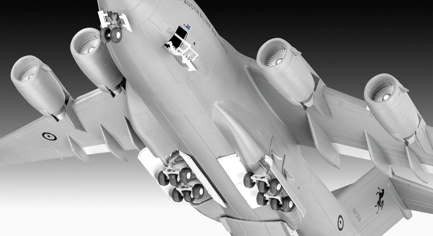 Revell 03747 Boeing C-17A Globemaster III 1:144 Scale - Unbuilt/Unpainted Plastic Model Kit