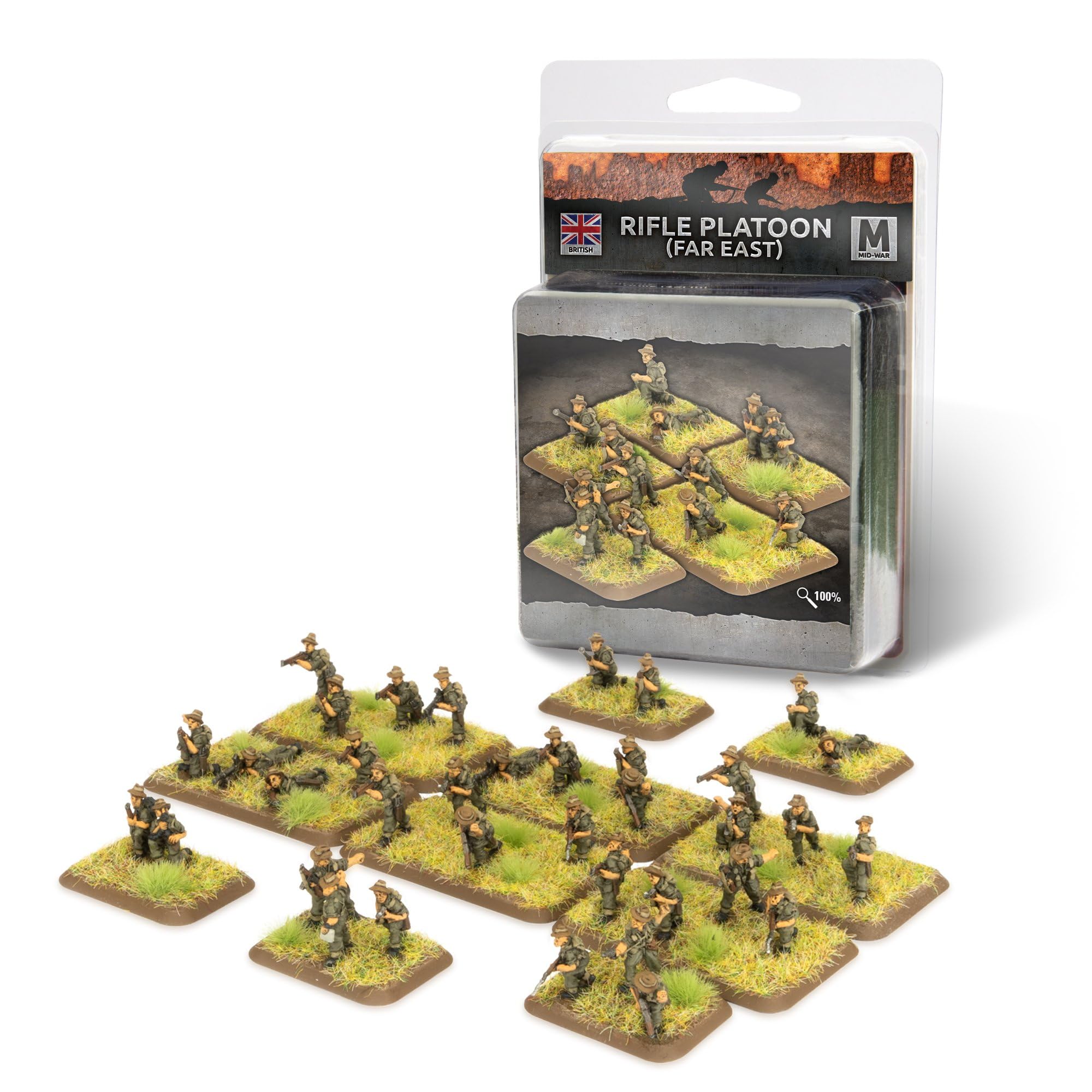 Rifle Platoon (Far East) (x36 figures
