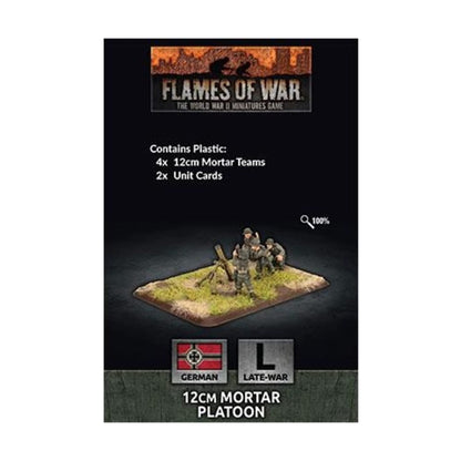 Flames of War 12cm Mortar Platoon (x4 Plastic