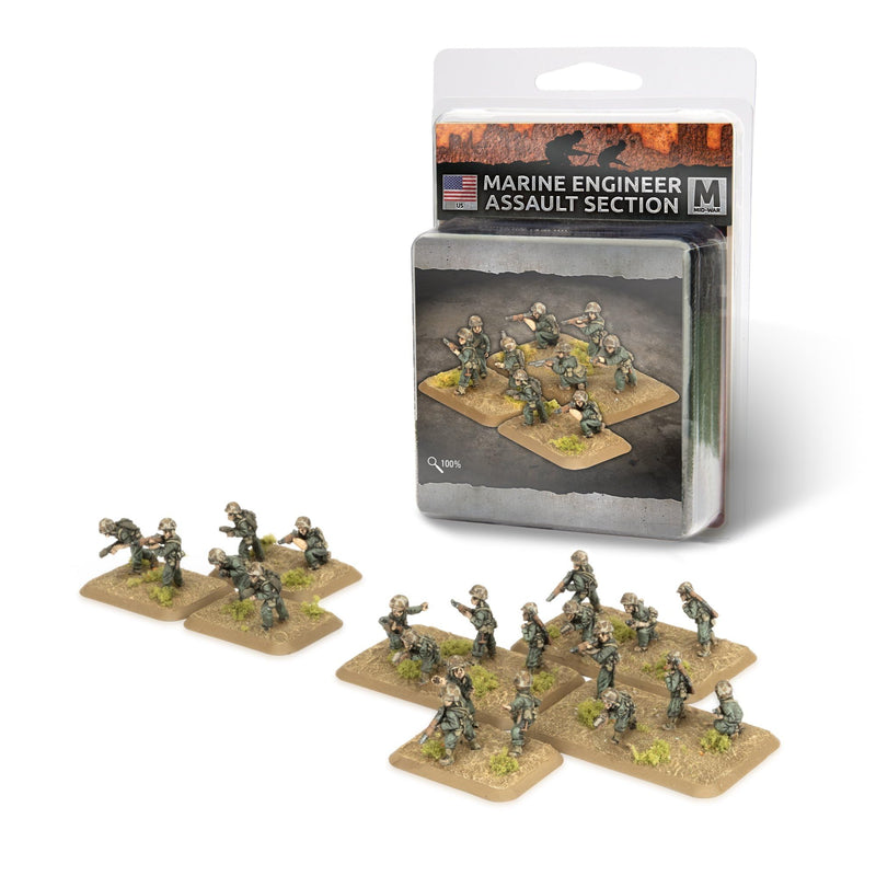 Battlefront Miniatures Marine Engineer Assault Section