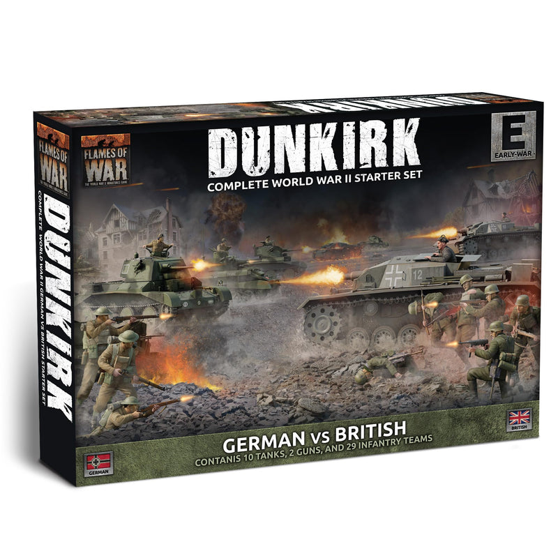 Flames Of War: Dunkirk - British Vs German Starter Set (Plastic)