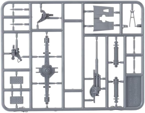 Flames of War: GBX206 8.8cm Heavy AA Platoon (Early) (x2 guns Plastic