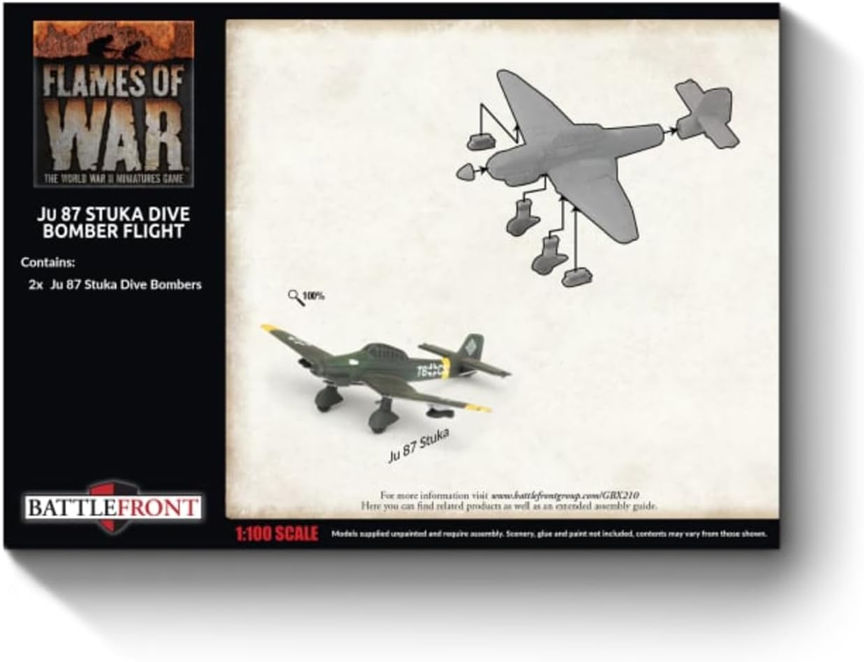 Flames of War: GBX210 JU 87 Stuka Dive Bomber Flight (x2