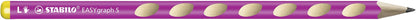 Stabilo potlood EASYgraph S, HB, links roze