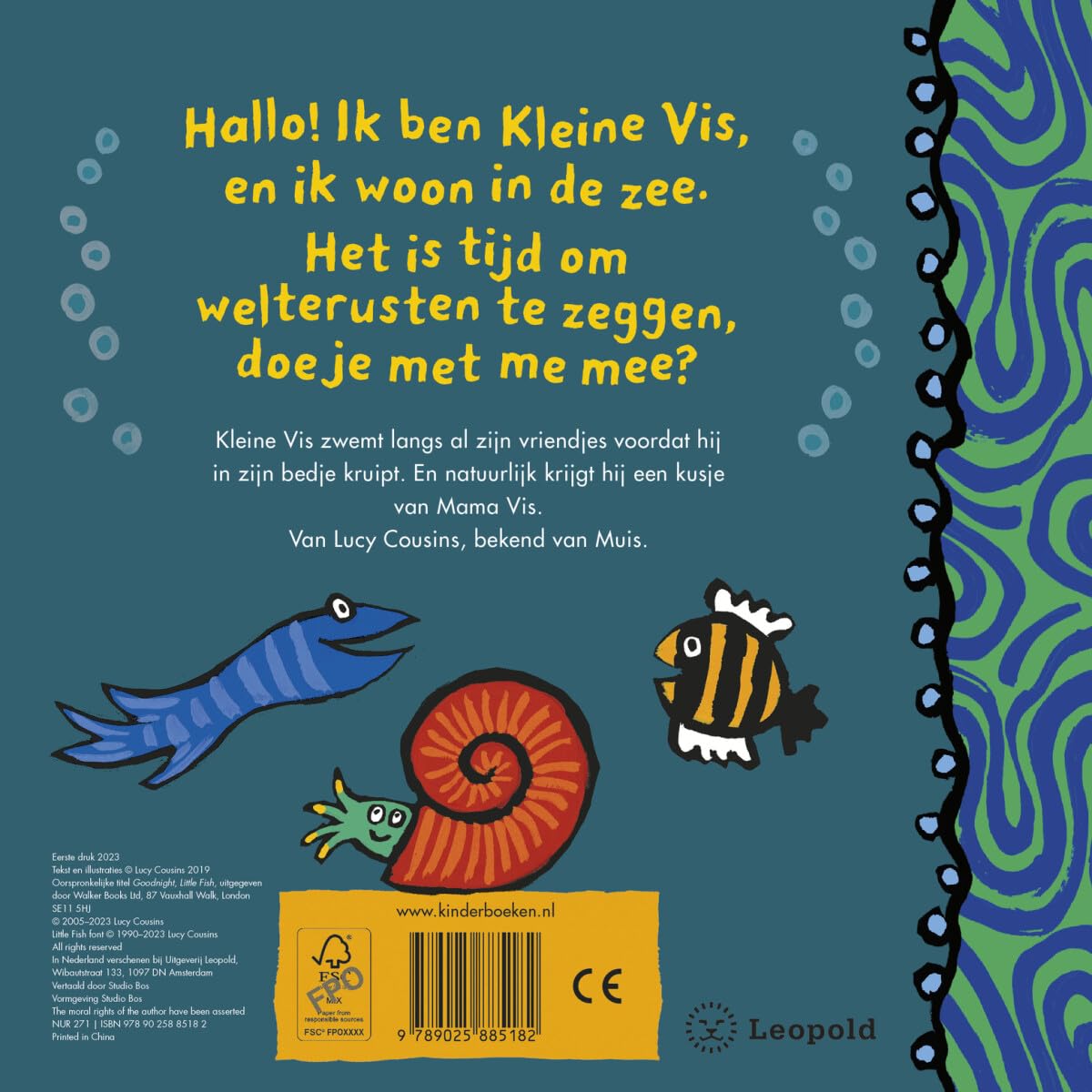 Welterusten Kleine Vis Kartonboek