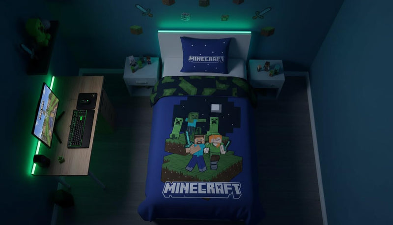 Minecraft Dekbedovertrek 140X200Cm