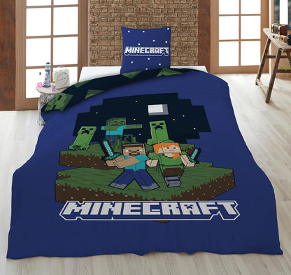 Minecraft Dekbedovertrek 140X200Cm