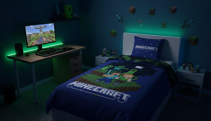 Minecraft Dekbedovertrek 140X200Cm