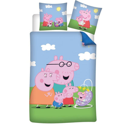 Peppa Pig Dekbedovertrek Family - 140 X 200 Cm