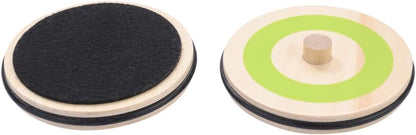 Engelhart - 606055 - Tafelcurlingset van hout - Kleurrijk gezinsplezier - Afmetingen: Ø10 cm, Hoogte: 6,5 cm - Vanaf 6 jaar