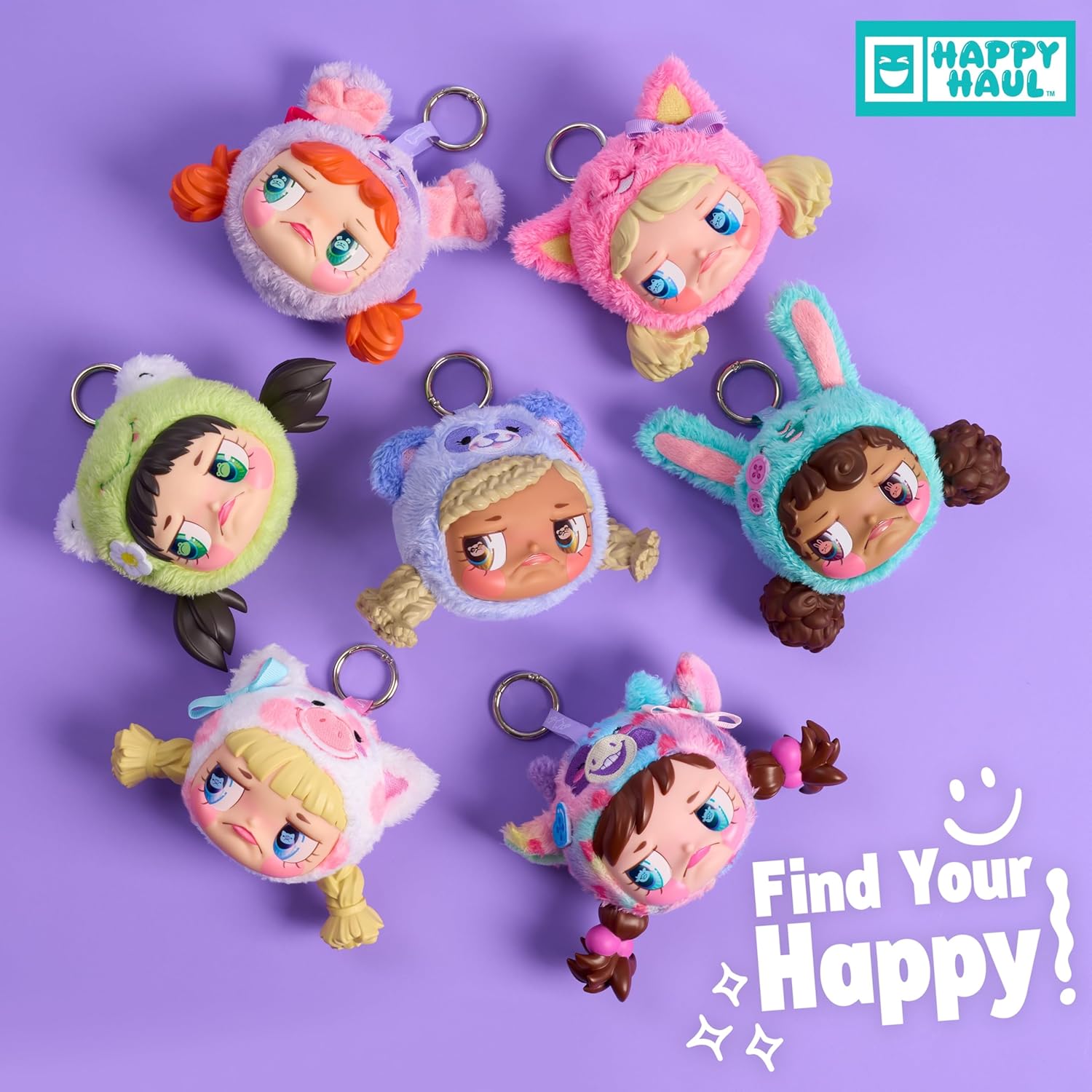Happy Haul Sour Pouts Vinyl Pluche Sleutelhanger