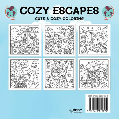 Cozy Escapes - Cute & Cozy Kleurboek