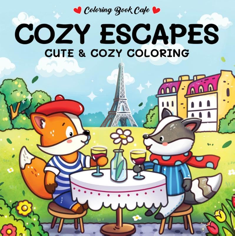 Cozy Escapes - Cute & Cozy Kleurboek