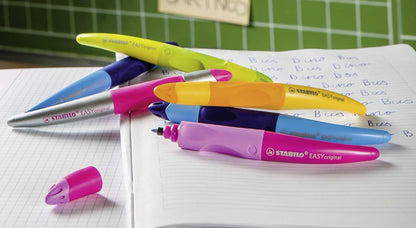 STABILO - Ergonomische rollerball pen voor rechtshandigen - EASYoriginal - Navulbaar - Blauw