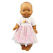 Heless 54038 - Poppenset met Gordi meisjespop en eenhoornjurk ''Hannah'' met tule rok, maat ca. 34 cm