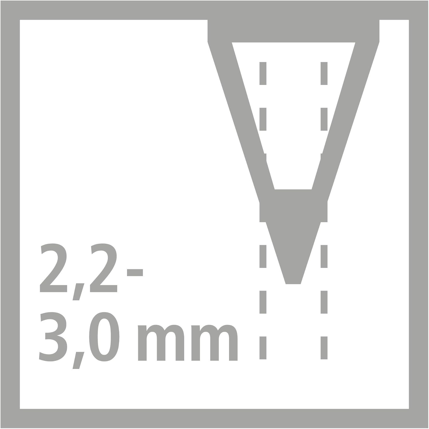 STABILO - Grafietpotlood - Othello - ARTY - Hardheid gemixt: 2B, B, HB, F, H, 2H - Etui met 6 Verschillende Potloden