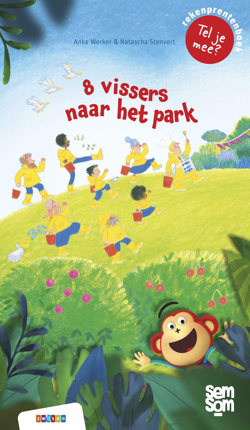 Acht vissers naar het park