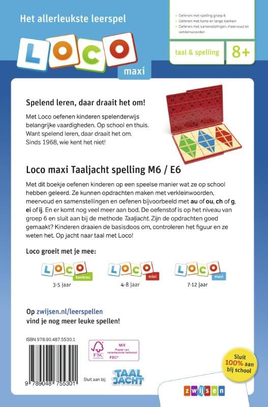 Loco Maxi Taaljacht Spelling M6 - E6