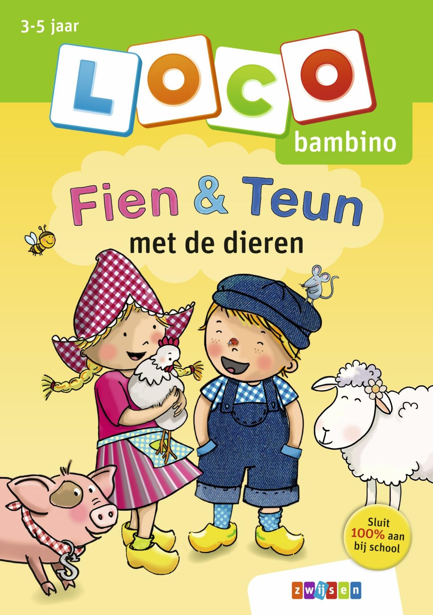 Oefenboekje Loco Bambino Fien & Teun met de Dieren