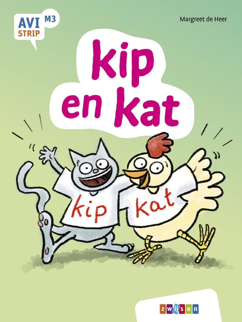 kip en kat - AVI M3 Stripboek
