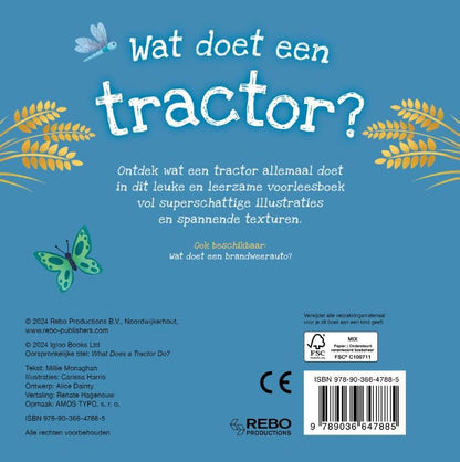Wat Doet Een Tractor? - Wat Doet ...? - Voelboek