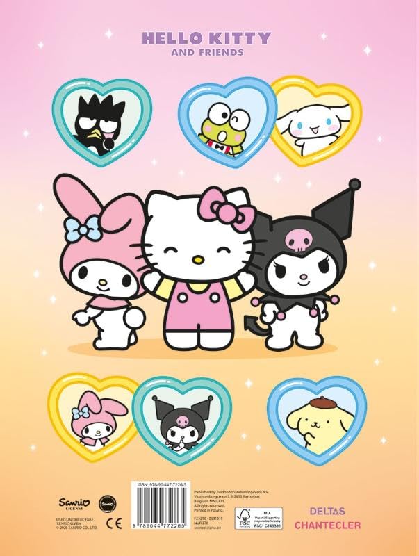 Hello Kitty and Friends Super Color parade Kleurboek