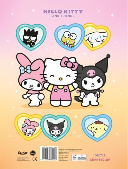 Hello Kitty and Friends Super Color parade Kleurboek