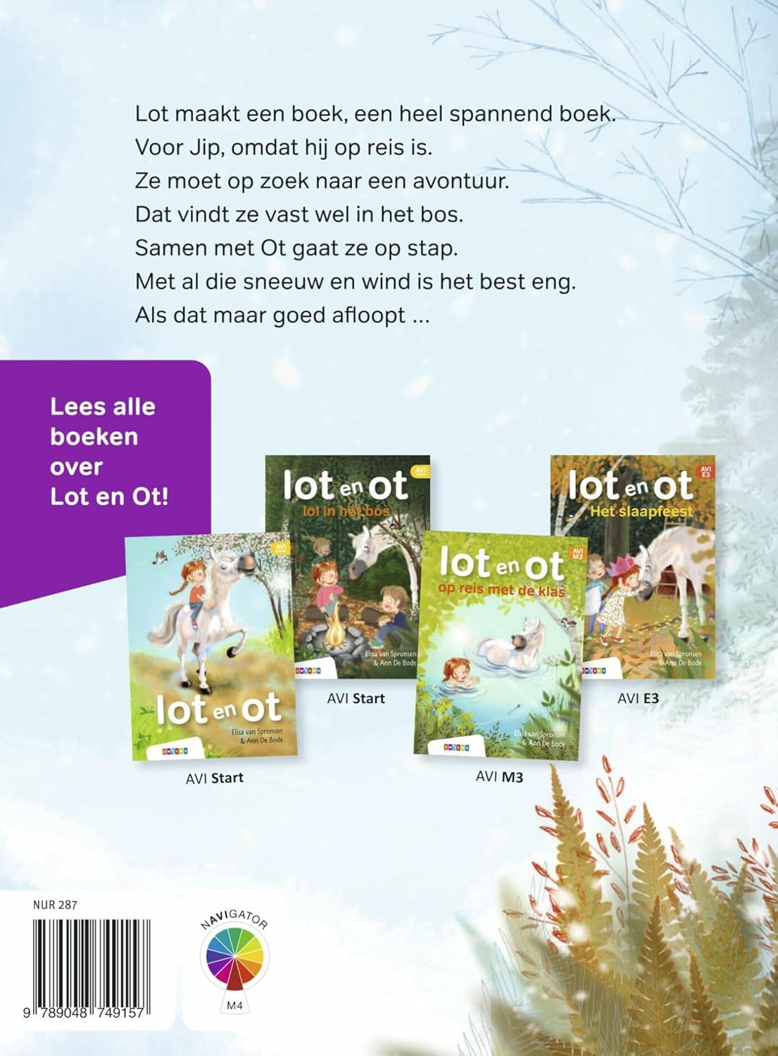 lot en ot De sneeuwstorm