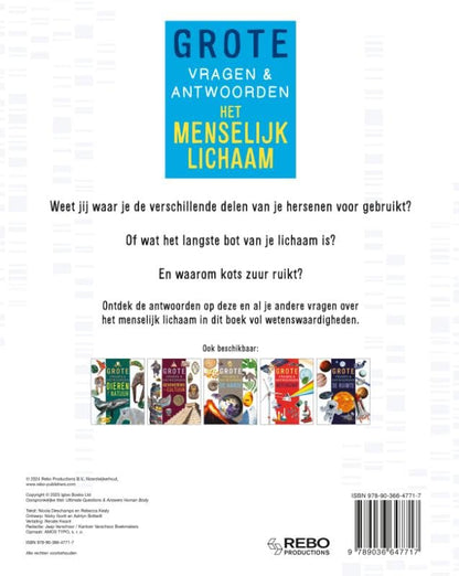 Het menselijk lichaam - Grote vragen & antwoorden