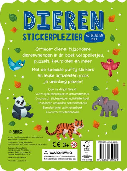 Dieren - stickerplezier activiteitenboek