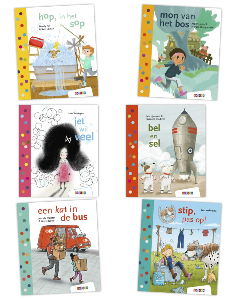 Pakket Leren lezen AVI M3 2 (6 titels