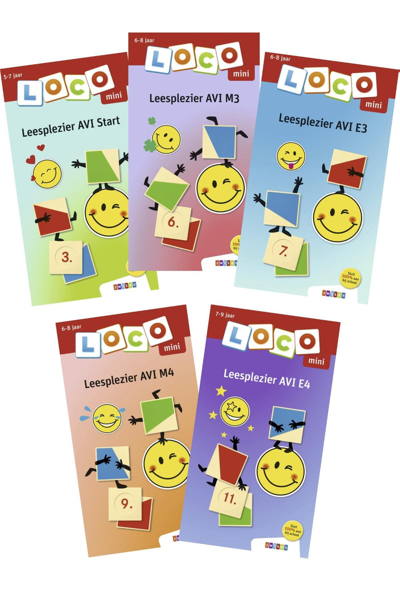 Loco mini pakket Leesplezier (5 boekjes