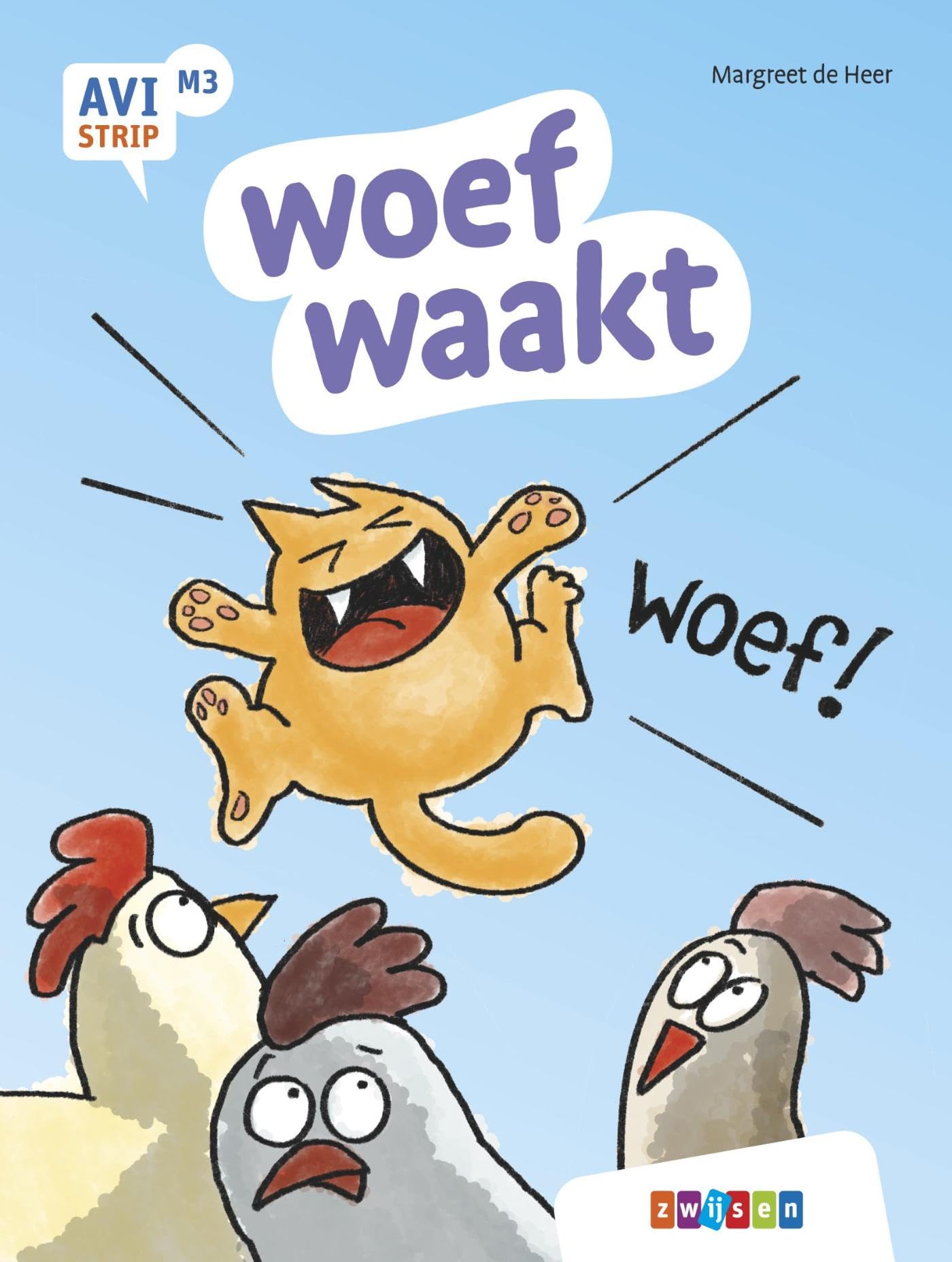 woef waakt - AVI Start Stripboek