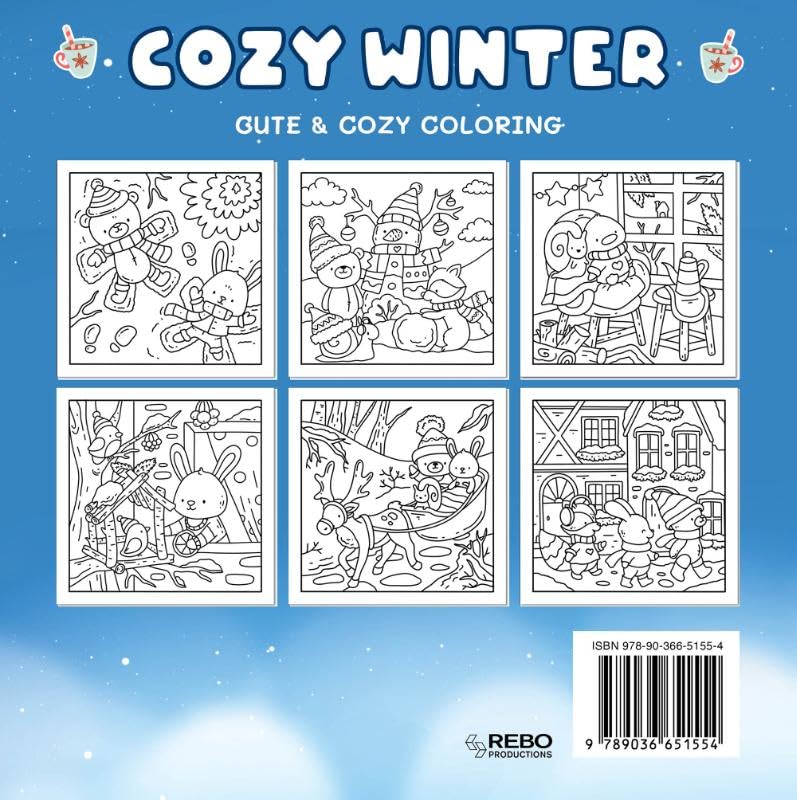 Cozy Winter - Cute & Cozy Kleurboek