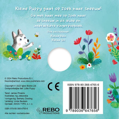 Kleine puppy - vingerpopboek