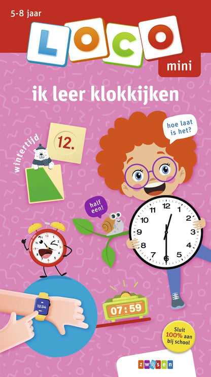 Loco Mini oefenboekje ik leer klokkijken