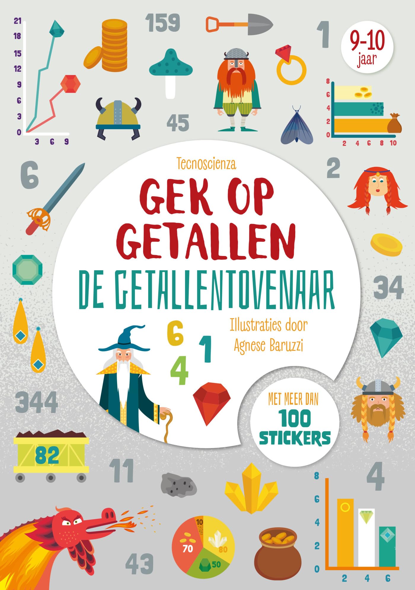 Getallentovenaar - Gek op Getallen - 100+ Stickers