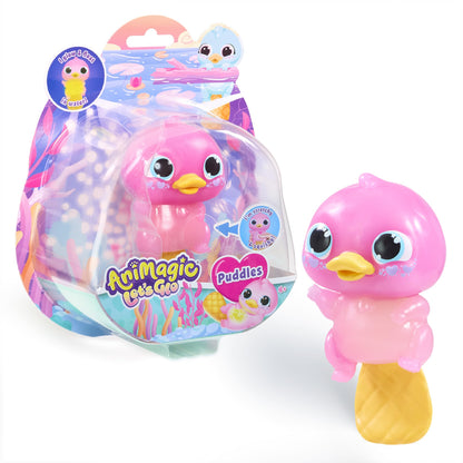 Animagic Let\`s Glo Vogelbekdier - Roze