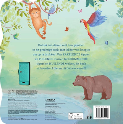 Geluidenatlas Dieren - 100 geluidenboek