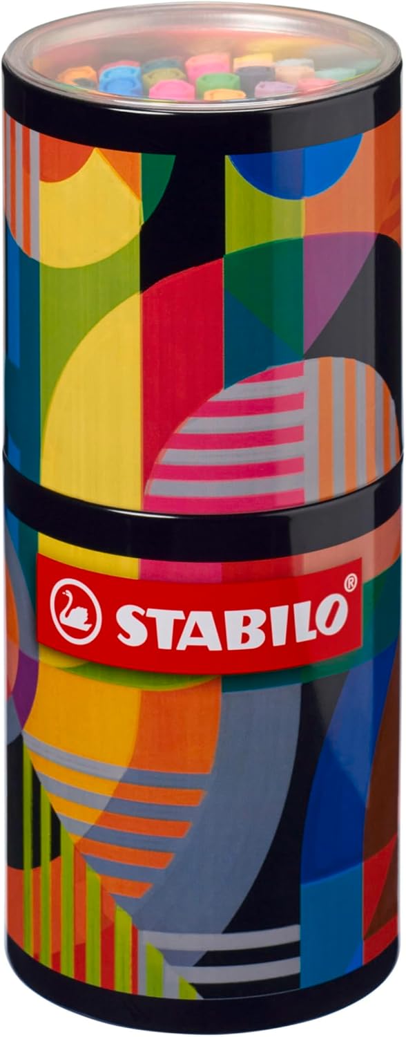 STABILO - Premium viltstift - Pen 68 - ARTY - Metalen etui met 45 kleuren