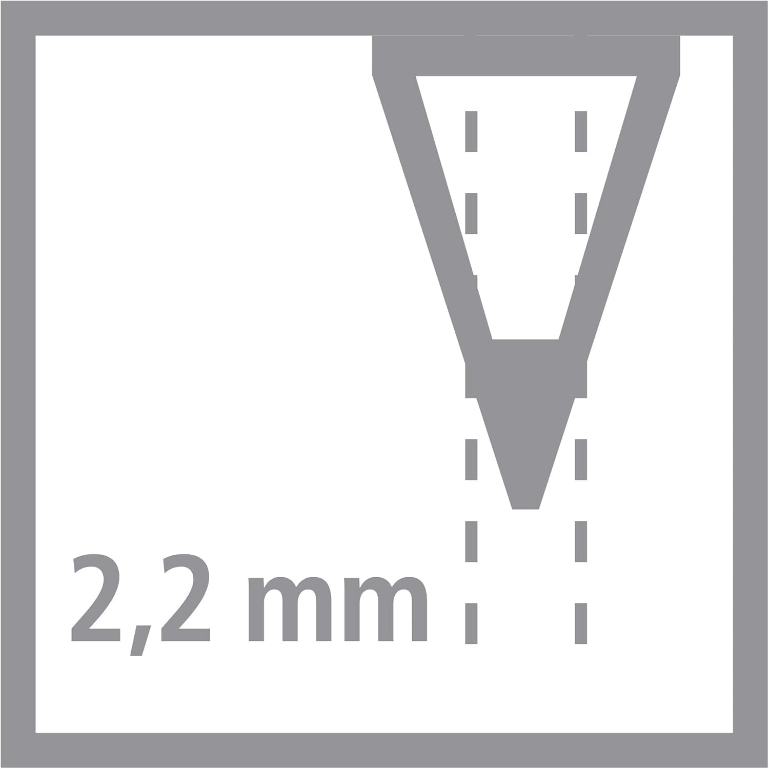 Stabilo Easy Graph S smal driehoekig potlood voor rechtshandigen - enkele pen - hardheid HB