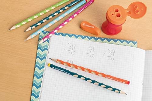 STABILO EASYgraph S smal driehoekig potlood voor rechtshandigen - blauw - enkele pen - hardheid HB