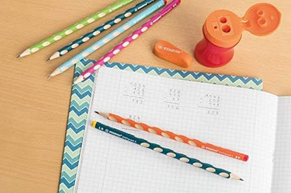 STABILO EASYgraph S smal driehoekig potlood voor rechtshandigen - blauw - enkele pen - hardheid HB