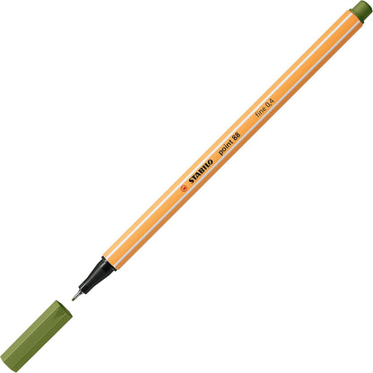 Stabilo Point 88 Fineliner - Mos Groen