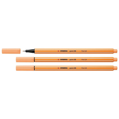 Stabilo Point 88 Fineliner - Pastel Oranje