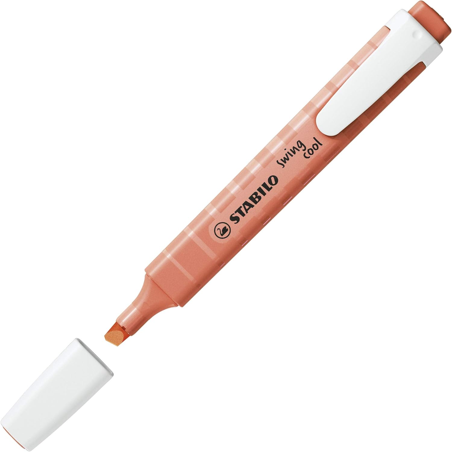 STABILO Cool Pastel Edition Swing Markeerstift, koraalrood