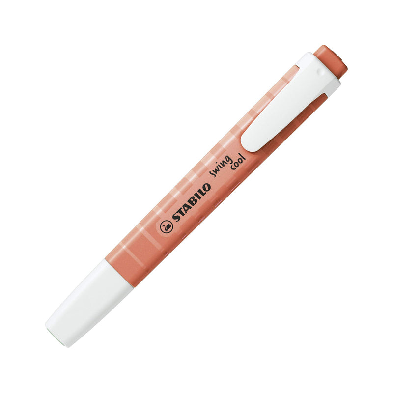 STABILO Cool Pastel Edition Swing Markeerstift, koraalrood