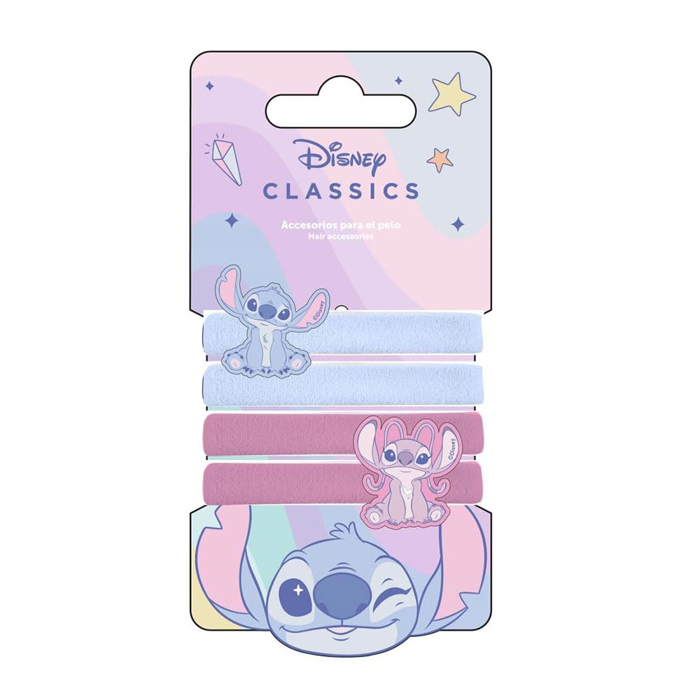 Cerda Beauty: Stitch - Hair Tie (4Pcs) (2500003062)
