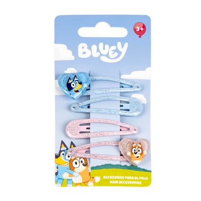 Cerda Beauty: Bluey - Hair Clips (4Pcs) (2500003441)