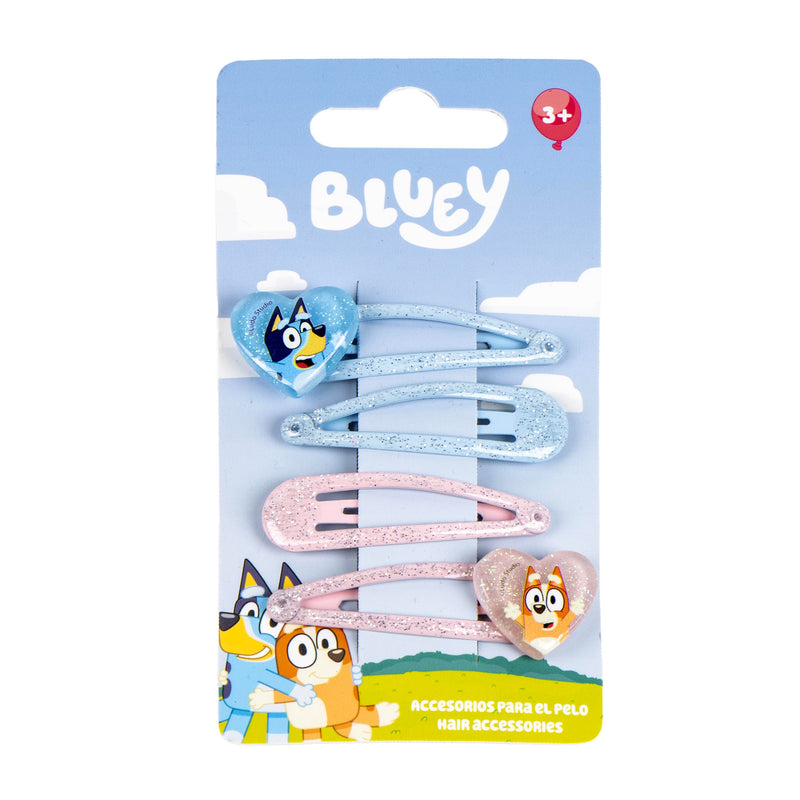 Cerda Beauty: Bluey - Hair Clips (4Pcs) (2500003441)